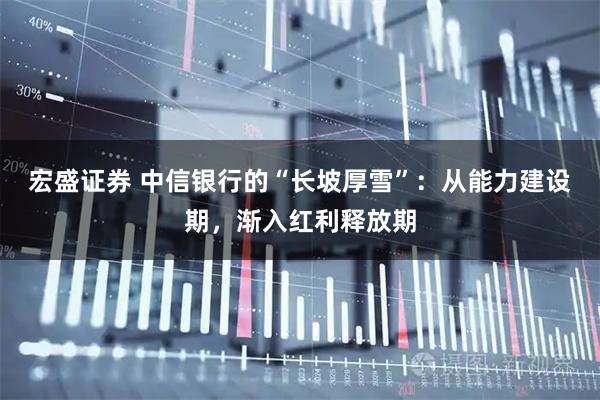 宏盛证券 中信银行的“长坡厚雪”：从能力建设期，渐入红利释放期