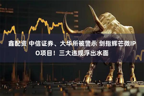 鑫配资 中信证券、大华所被警示 剑指辉芒微IPO项目！三大违规浮出水面
